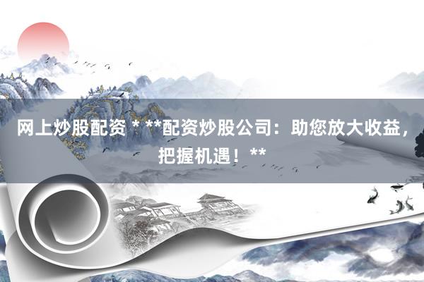 网上炒股配资 * **配资炒股公司：助您放大收益，把握机遇！**