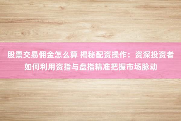 股票交易佣金怎么算 揭秘配资操作：资深投资者如何利用资指与盘指精准把握市场脉动