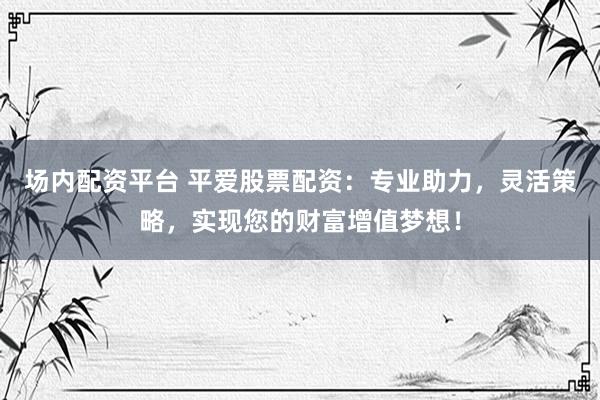 场内配资平台 平爱股票配资：专业助力，灵活策略，实现您的财富增值梦想！