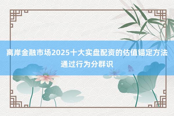 离岸金融市场2025十大实盘配资的估值锚定方法通过行为分群识